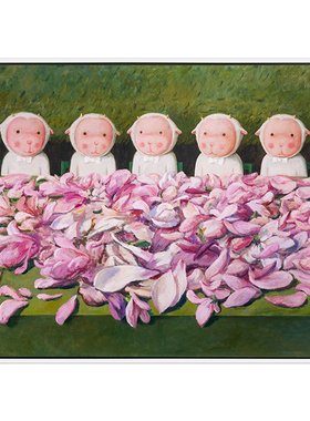 艺术画版画杨媛媛大尺寸客厅挂画