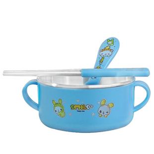 滇庆堂银碗999纯银家用食用级雪花银餐具宝宝银碗三件套足银餐具