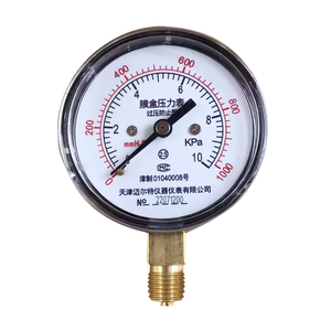 天津安装工程YE-60膜盒压力表