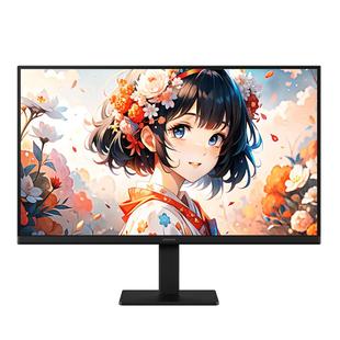 三星显示器24英寸高清IPS护眼100/120Hz家用办公设计电竞壁挂屏幕