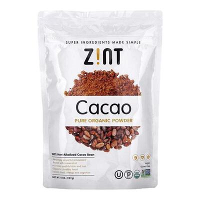 Zint生有机未碱化可可粉烘焙专用巧克力低脂生酮隔夜饮食冲饮