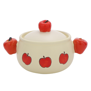 甜欧尼陶瓷汤锅大容量带把手砂锅煲釉下彩泡面炖锅陶瓷高颜值炖盅