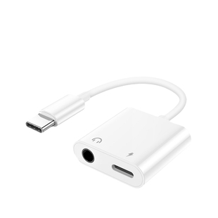 typec耳机转接头转换头二合一转换器适用苹果15/16华为小米vivo手机直播有线ipad充电安卓一分二接口圆孔音频