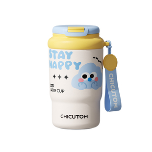 奇古堂迷你保温杯小巧便携随行水杯女新款2025高颜值咖啡杯子陶瓷