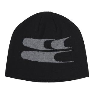 CryingCenter 黑灰大Logo提花针织毛线帽运动冷帽 哭喊中心