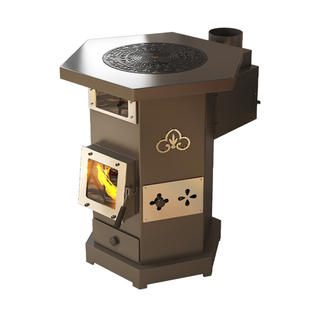 柴火取暖炉柴煤两用气化炉冬天家用室内无烟采暖炉北方农村煤炉子