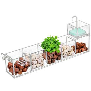 鱼缸水族箱过滤盒增氧过滤器乌龟缸内置顶部壁挂式循环系统净水器