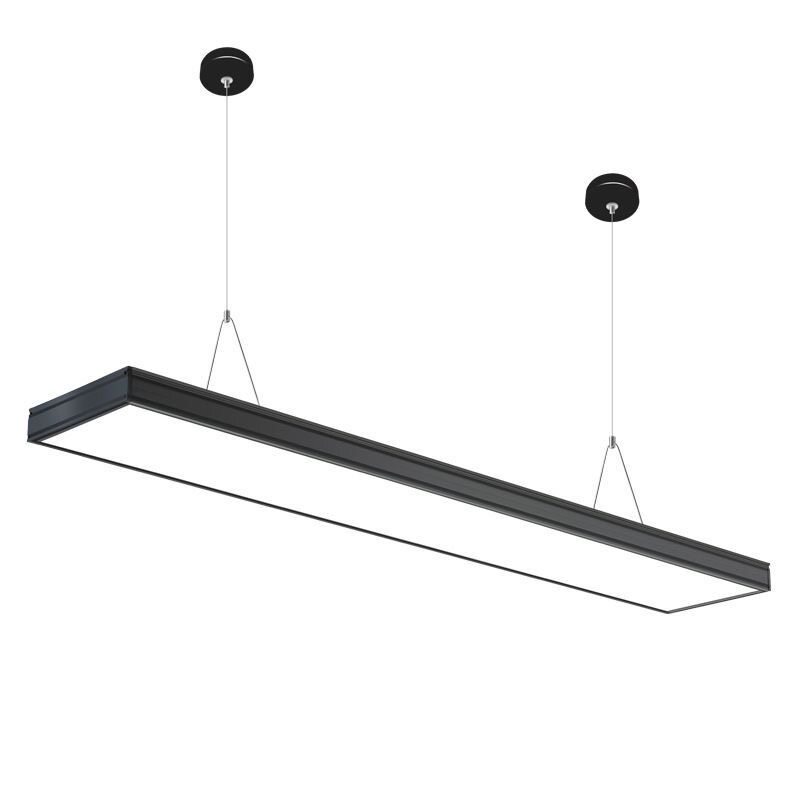 LED吸顶吊灯办公室商业照明工程灯具格栅超市简约现代方通吊顶灯