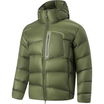 李宁CF连帽男反光短羽绒服