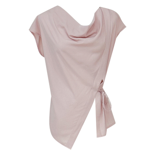 叶落清舞古典舞蹈服装身韵荡领绑带上衣中国现代舞专业形体练功服