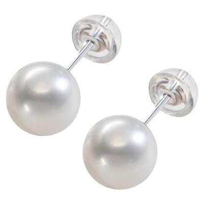 南珠宫耳饰925银淡水珍珠