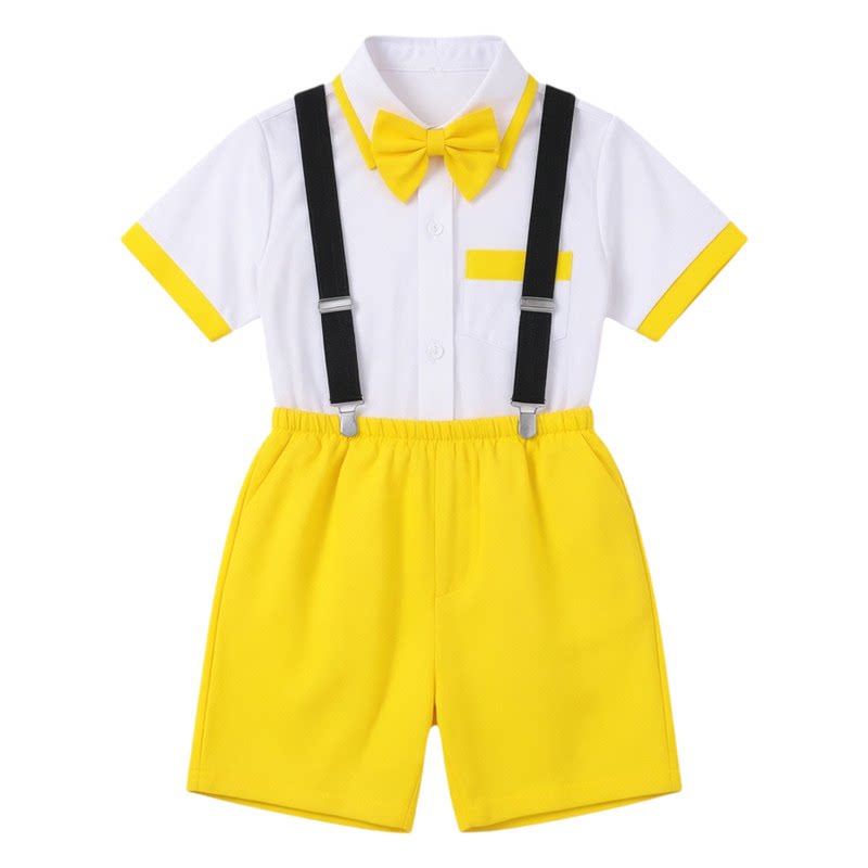 男童背带裤六一演出服儿童合唱服儿童演出服