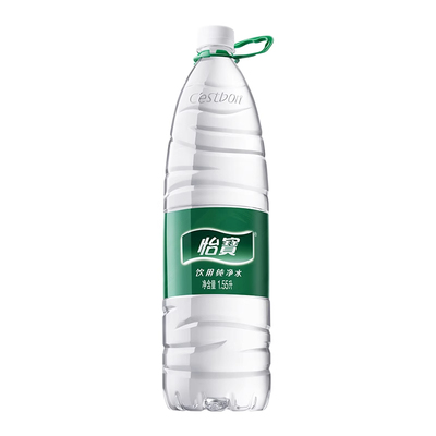 怡宝纯净水1.55L*12瓶/箱大瓶饮用水非矿泉水大桶6升4.5L批发特价