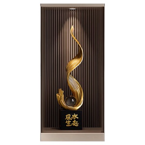 贝汉美风生水起落地摆件轻奢高档大型客厅玄关入户门高级感装饰品