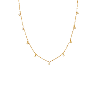 G/S满天星 精致小金珠镶嵌锆石锁骨链女春夏甜美叠戴项链chocker