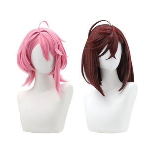 三分妄想胆大党cos假发绫濑桃白鸟爱罗假毛短发超自然武装当哒当