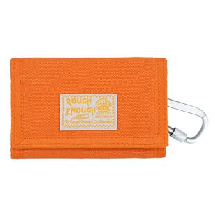 Rough Enough帆布钱包女孩卡包零钱包旅行小钱包卡套男多卡位小包