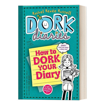 英文原版 Dork Diaries 3 1/2 How to Dork Your Diary 怪诞少女日记3 1/2 精装 英文版 进口英语原版书籍