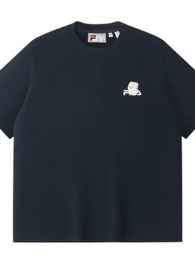FILA FUSION潦草小狗联名短袖T