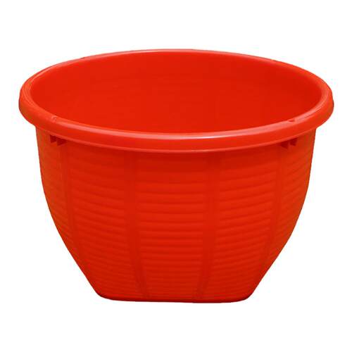 加厚农用塑料箩筐大号仿竹编萝兜洗菜筐塑料特厚水果粮食筐喜事筐
