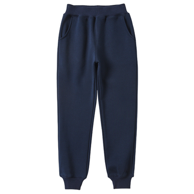 儿童秋冬加绒运动裤学生校服裤子