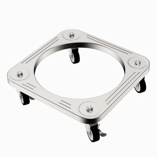 不锈钢煤气罐架移动托盘煤气瓶底座托架液化气钢瓶置物架燃气支架