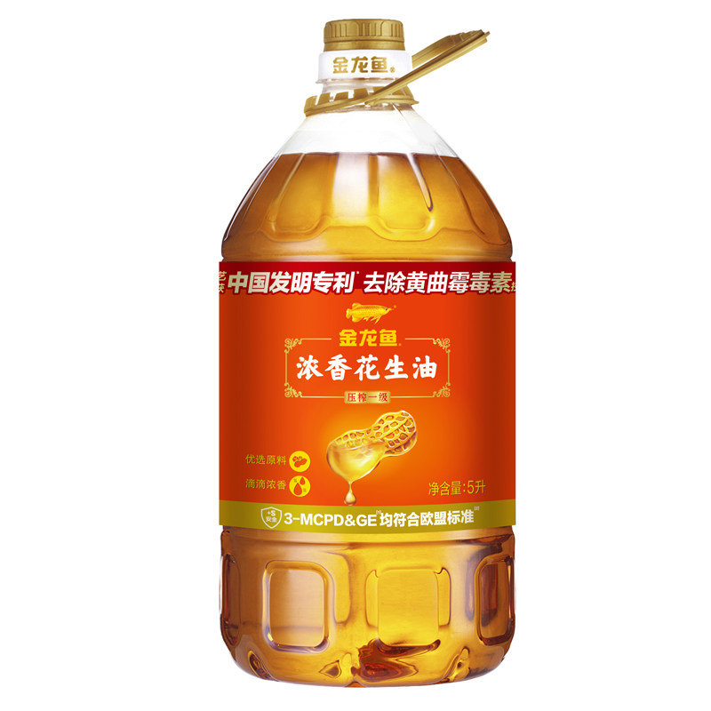 金龙鱼浓香花生油物理压榨食用油