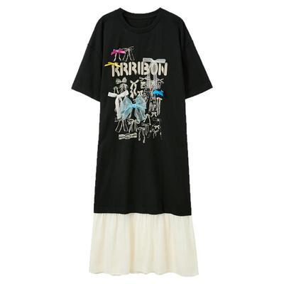 ibudu2025夏季新款蝴蝶结连衣裙