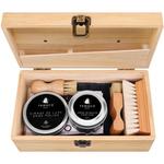 famaco鞋油套装黑色无色真皮绵羊油擦皮鞋护理工具打蜡高级养护油