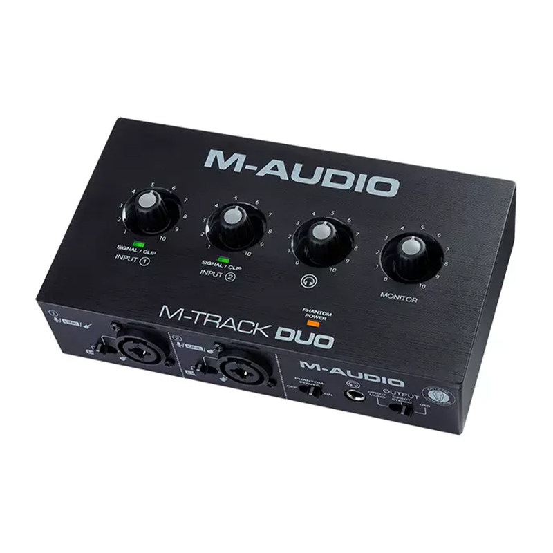 M-audio M-Track DUO 专业喜马拉雅录音USB吉他声卡电脑音频接口