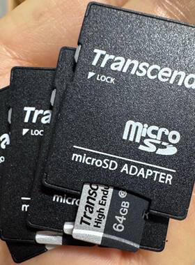 【议价】创见64G内存卡64G容量microSD卡配SD卡套适