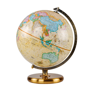 【天屿】美国制造3d立体浮雕凹凸32cm大号世界地球仪高清学生用初中生标准教学版摆件办公室摆设儿童启蒙礼物