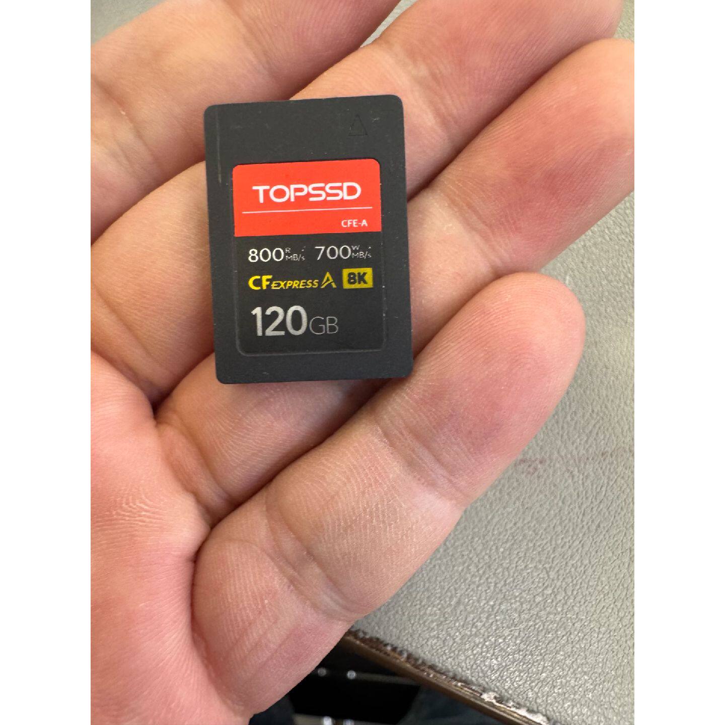 可维修议价  TOPSSD天硕CFEA存储卡120G读速800MBs写速700MBs支持