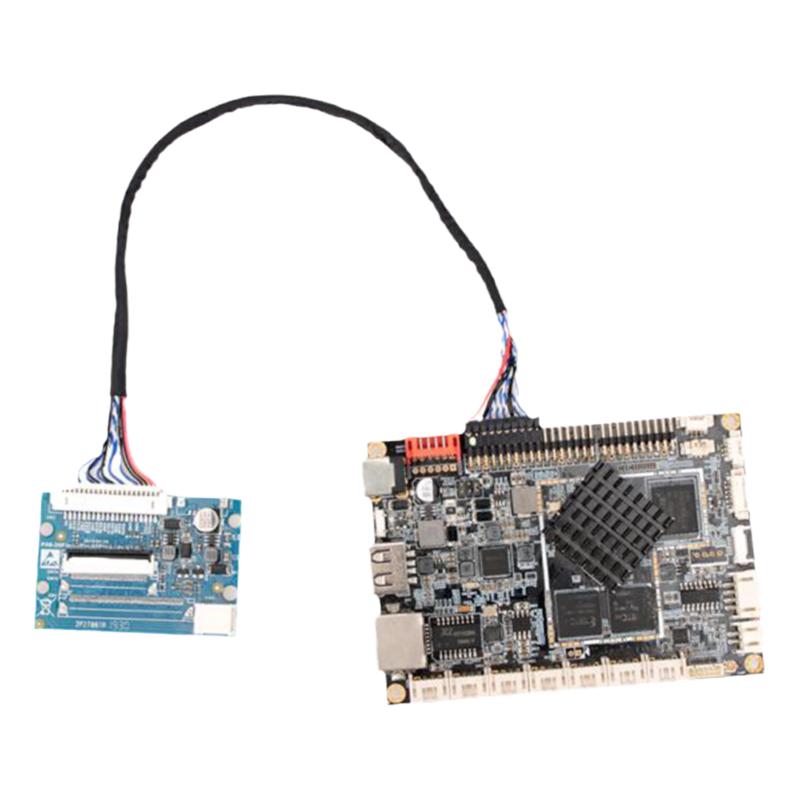 工业级LVDS转TTL/RGB/LVDS安卓主板信号转换40/50P转接板可调亮度