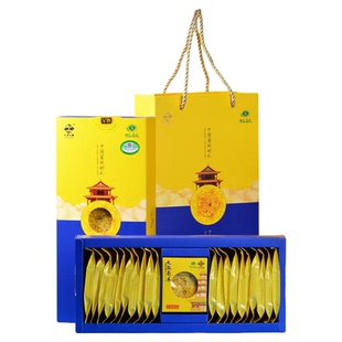 开封特产大观菊花茶君品金丝皇菊黄菊花礼盒装一朵一杯非特级贡菊