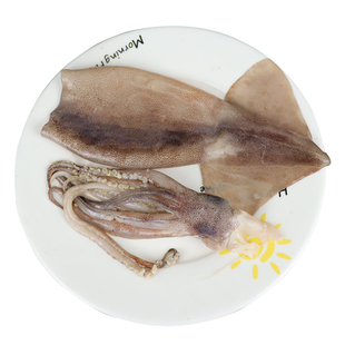 已去内脏！大鱿鱼整只新鲜速冻阿根廷进口鱿鱼须乌贼章鱼铁板鱿鱼