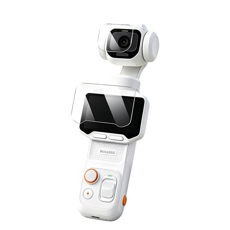 时栎帆适用影石Insta360钢化屏幕保护贴影石LunaUltra运动相机lunaPro摄像镜头膜防摔钢化配件高清AR增透玻璃