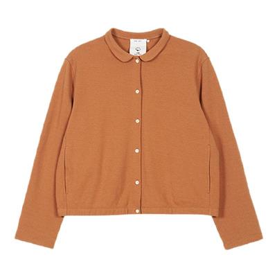 kleeklee棉圈圈纱针织布开衫