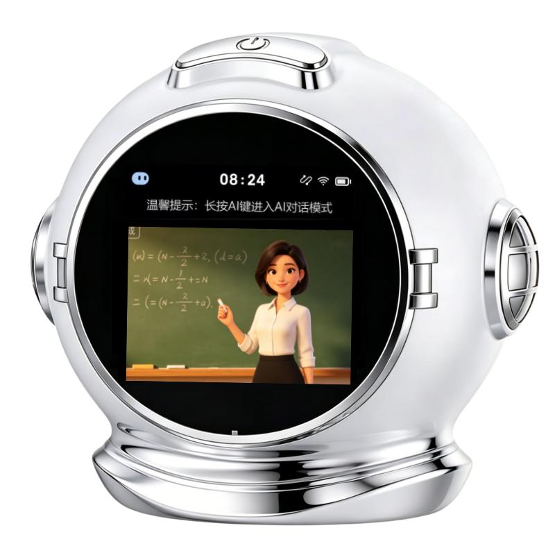 AI智能闹钟计时器学生同步教材自律神器早教故事机伴学学习机翻译语音助手哄睡聊天儿童男女孩生日六一礼物