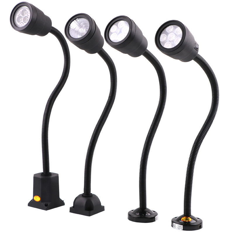 led机床工作灯220v防水防爆强磁座车床工作台灯24vled灯泡通型