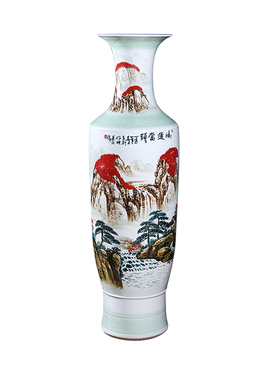 中式陶瓷景德镇客厅手绘手工