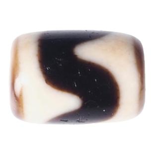 雨夜夫妻档玛瑙散珠吊坠天珠张魁5A黑白达洛玛瑙手串古玩配珠原石