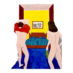 我和我的爱人系列装饰画韩国艺术家挂画摆台装饰画超爱的家居摆件