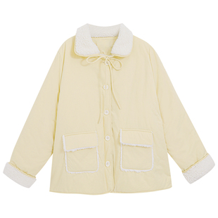 2025初冬季独特超好看夹棉棉服大码女装正肩显瘦不臃肿棉衣厚外套