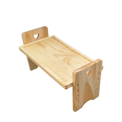 实木猫咪餐桌狗饭桌高可调节护颈