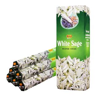 RAJ印度香White Sage白鼠尾草香薰线香清新空间室内家用进口熏香