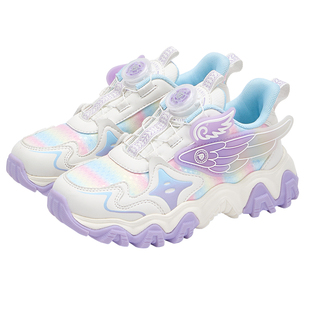 泰兰尼斯kids儿童时尚运动鞋中大童女童跑步鞋甜美校园休闲鞋