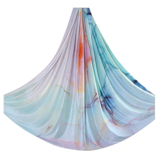 瑞爻空中瑜伽吊床彩色瑜伽馆用高空瑜伽吊床家用绸缎微弹力吊绳带