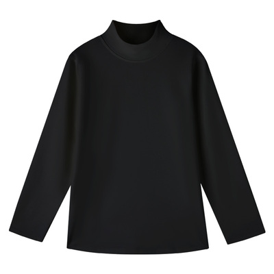 euv儿童半高领德绒打底衫