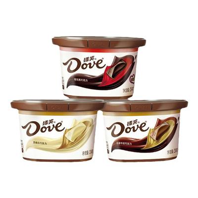 德芙巧克力234g*3碗牛奶喜糖